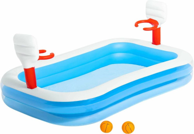 Бассейн надувной Bestway 54122 "Баскетбол"(254х168х102см, 636л.)