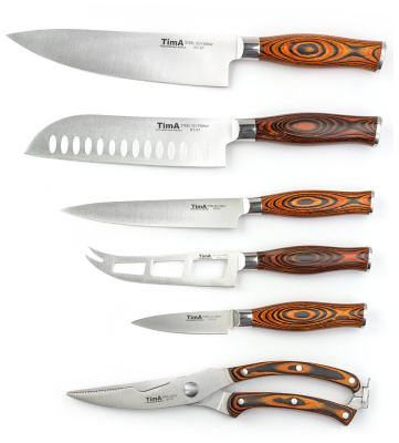 Набор кухонных ножей TimA Standart ST-01 (7пр.)