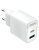 СЗУ Deppa USB-A + Type-C PD QC 4.0 UFCS 20Вт White 11467