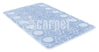 Коврик Shahintex Актив icarpet 50*80 002 голубой 11 890771