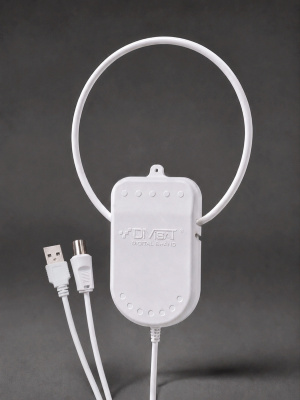 Антенна комнатная DIVISAT Волжанка активная USB с присоской (3м)