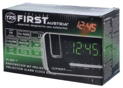 Радиобудильник FIRST AUSTRIA FA-2421-7 Silver