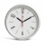 Будильник Рубин кварц d=15см, корпус серебряный "Классика"