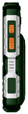 Мобильный телефон BQ 2430 Tank Power Green+Silver