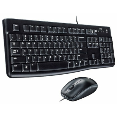 Клавиатура и мышь Logitech MK120 Black USB