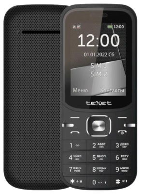 Мобильный телефон teXet TM-219 черный