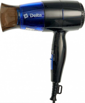Фен Delta DL-0907 черный с синим