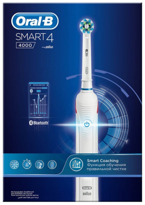 Электрическая зубная щетка Oral-B Smart 4 4000N D601.525.3 Black