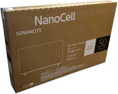 ЖК-телевизор, NanoCell LG 50NANO756QA черный