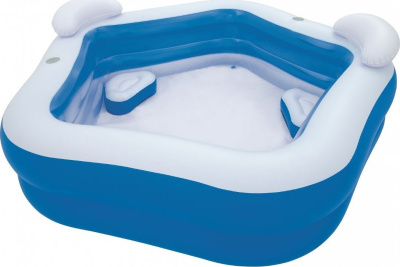 Бассейн надувной Bestway 54153 Family Fun (213х206х69см, 575л.)