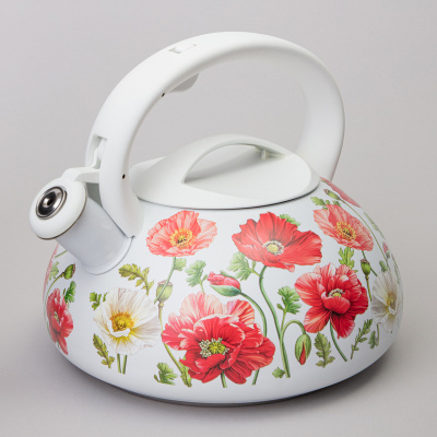 Чайник газовый Agness Белые маки 3 л 916-437