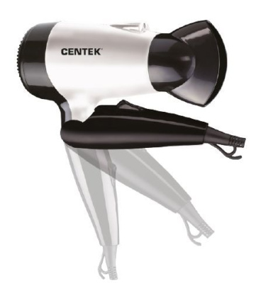 Фен CENTEK CT-2231 (бел/черн)