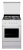 Плита газовая DARINA 1B1 GM441 008 W Плита газовая DARINA 1B1 GM441 008 W