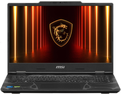 Ноутбук MSI Cyborg 15 B2RWFKG-024XRU Core 7 240H/16Gb/1Tb SSD/RTX 5060 8Gb/15.6" FHD IPS 144Hz (DOS) Black
