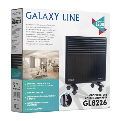 Конвектор Galaxy LINE GL 8226 черный