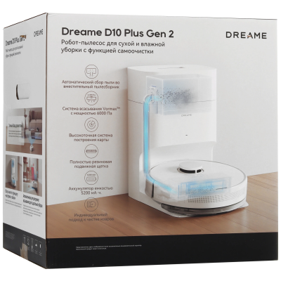 Пылесос Dreame Bot D10 Plus Gen2-RU (RLD32GD)