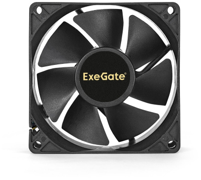 Кулер для корпуса Exegate E08025H4P-PWM Black 80mm 4pin Кулер для корпуса Exegate E08025H4P-PWM Black 80mm 4pin