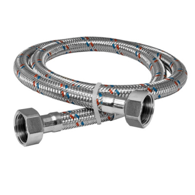 Шланг сантехнический для воды ЗИП-ФЛЕКС 120 см, 1/2", Г/Г