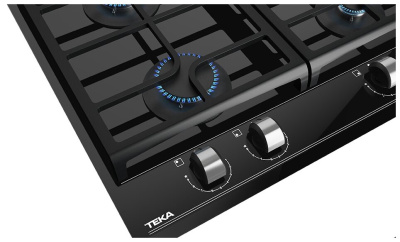 Газовая варочная поверхность Teka GZC 64300 XBN BLACK