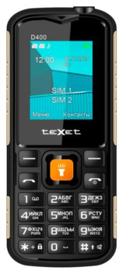 Мобильный телефон teXet TM-D400 Black