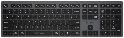 Клавиатура A4Tech Fstyler FBX50C (Wireless USB+BT) Grey/Black