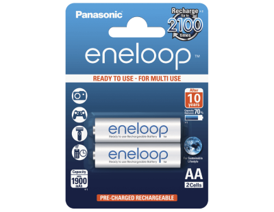 Аккумулятор Panasonic Eneloop AA1900 mAh/1BL-2шт