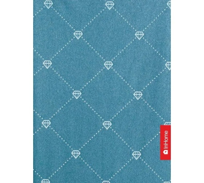 Чехол для гл. доски Inhome тефлон с поролоном 1300*550 мм Бриллианты на зеленом INHIBC2/5