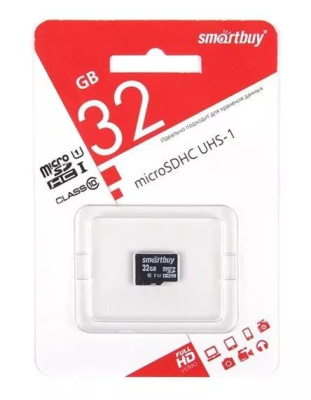 Карта памяти SmartBuy (SB32GBSDCL10-00) MicroSDHC 32GB Class10 UHS-I