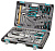 Набор инструментов STELS 1/2",3/8", 1/4", CrV, пластиковый кейс 14107 (142 предм.)