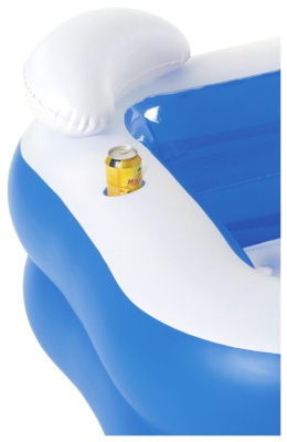 Бассейн надувной Bestway 54153 Family Fun (213х206х69см, 575л.)