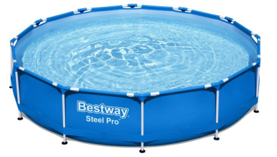 Бассейн каркасный Bestway 56681, 366х76 см, 6473 л, фильтр-насос в комплекте