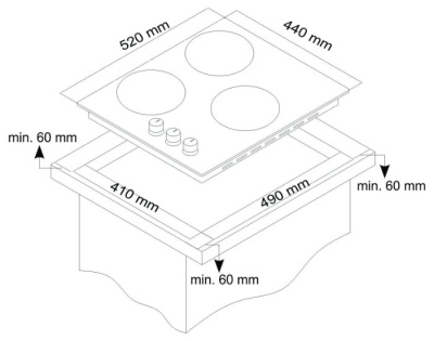 Газовая варочная поверхность Simfer H45V30B416