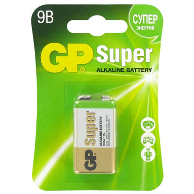 Батарейка GP Super alkaline 6LR61-1BL