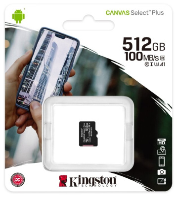 Карта флэш-памяти Kingston microSDHC 64GB Class10 UHS-I+ADP