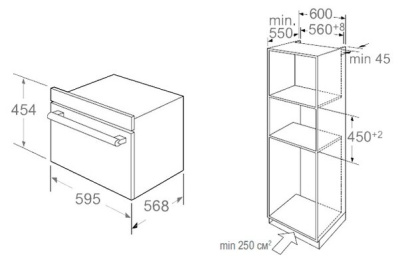 Электрический духовой шкаф Midea TF944EG9-BL