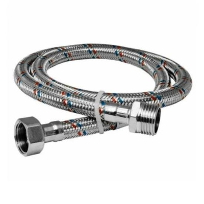 Шланг сантехнический для воды ЗИП-ФЛЕКС 40 см, 1/2", Г/Ш