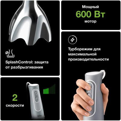 Блендер погружной Braun MQ 535BK