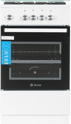 Плита газовая De Luxe 5040.32г (кр.) чр