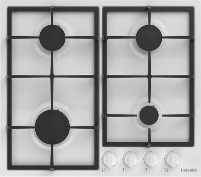 Газовая варочная поверхность Hotpoint HGMT 642 WH