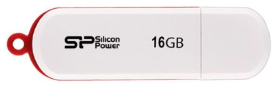 USB накопитель 64GB Silicon power LuxMini 320 White