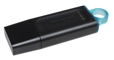 USB накопитель 64Gb USB3.2 Kingston DataTraveler Exodia Black