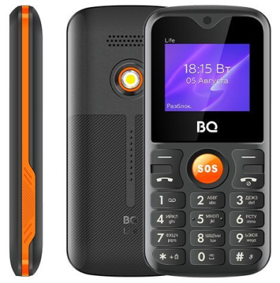 Мобильный телефон BQ 1853 LIFE Black+Orange