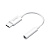 Переходник-адаптер Deppa Type-C (M) - 3.5 mm jack (F), белый