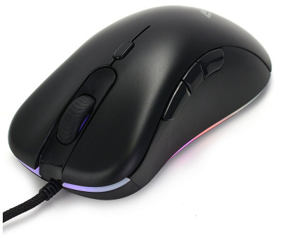 Мышь CROWN CMGM-904 RGB (USB) Black