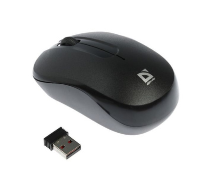 Мышь Defender Datum MM-285 Беспроводная (WirelessUSB) Black