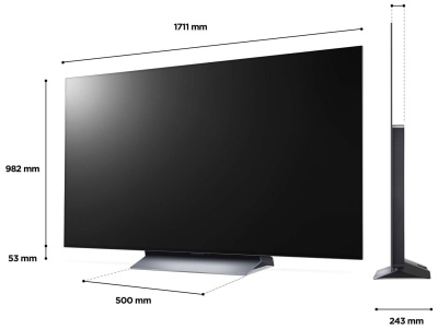 OLED-телевизор LG OLED77C24LA