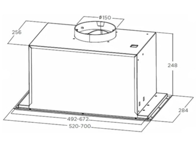 Вытяжка Midea MH60I770W