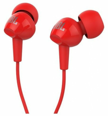 Наушники вкладыши JBL C100si Red