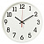 Часы настенные Рубин круг d=28см, открытая стрелка, корпус белый, "Классика"