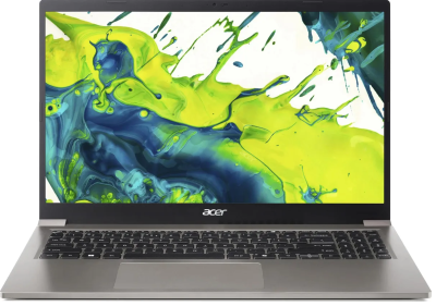 Ноутбук Acer Aspire Lite AL15-33P-C7Z4 Intel Processor N150/8Gb/SSD 512Gb/15.6"/IPS/FHD/60Hz/NoOS/Iron (NX.D2FCD.002)